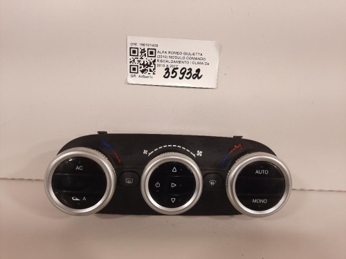 Modulo Comando Riscaldamento Clima 156101439 Alfa Romeo Giulietta 2010