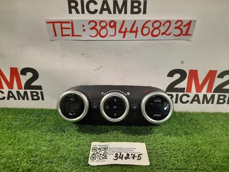 Modulo Comando Riscaldamento Clima 156099234 Alfa Romeo Giulietta 2010