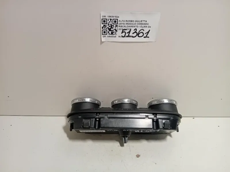 Modulo Comando Riscaldamento Clima 156091524 Alfa Romeo Giulietta 2010