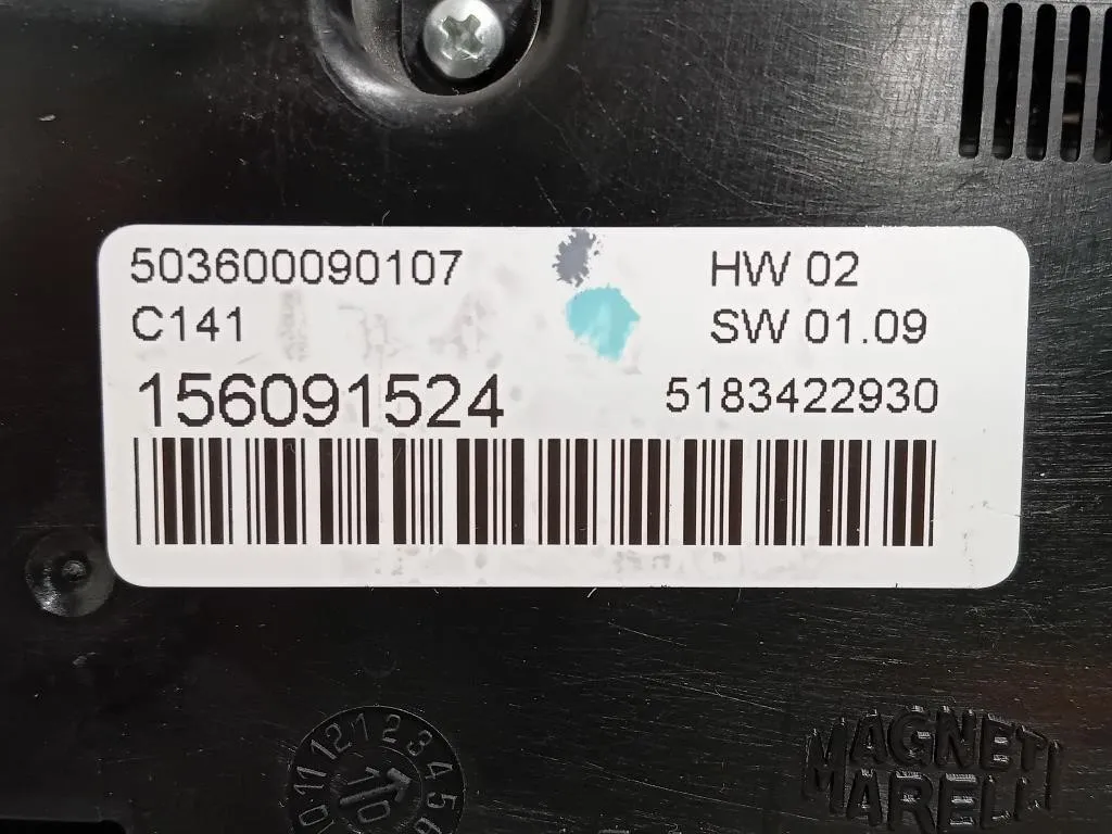 Modulo Comando Riscaldamento Clima 156091524 Alfa Romeo Giulietta 2010