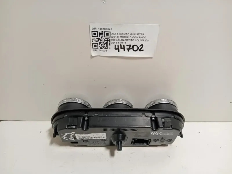 Modulo Comando Riscaldamento Clima 156100041 Alfa Romeo Giulietta 2010