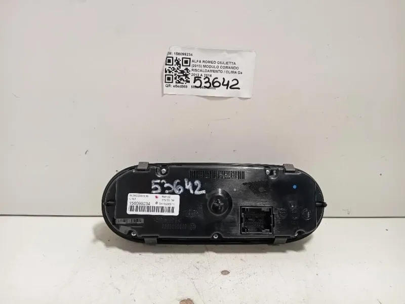 Modulo Comando Riscaldamento Clima 156099234 Alfa Romeo Giulietta 2013