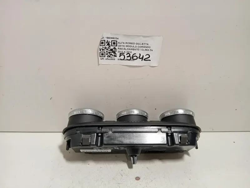 Modulo Comando Riscaldamento Clima 156099234 Alfa Romeo Giulietta 2013