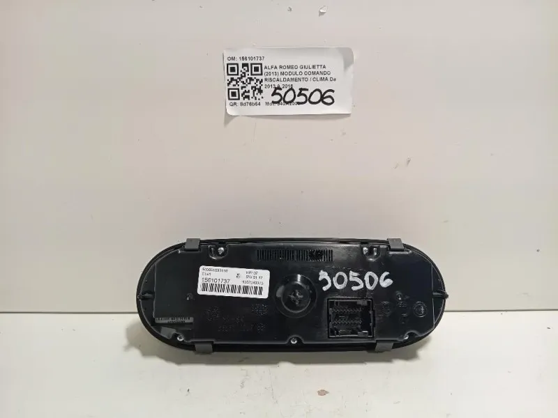 Modulo Comando Riscaldamento Clima 156101737 Alfa Romeo Giulietta 2013