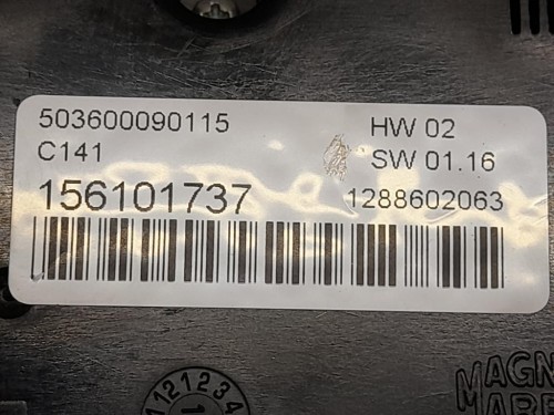 Modulo Comando Riscaldamento Clima 156101737 Alfa Romeo Giulietta 2013