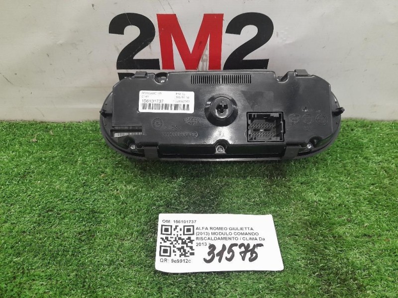 Modulo Comando Riscaldamento Clima 156101737 Alfa Romeo Giulietta 2013