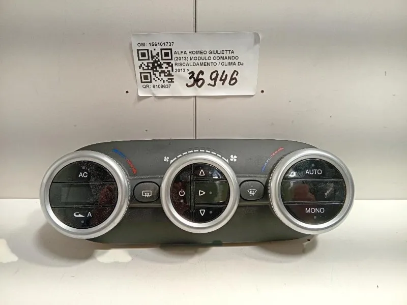 Modulo Comando Riscaldamento Clima 156101737 5556000902 Alfa Romeo Giulietta 2013
