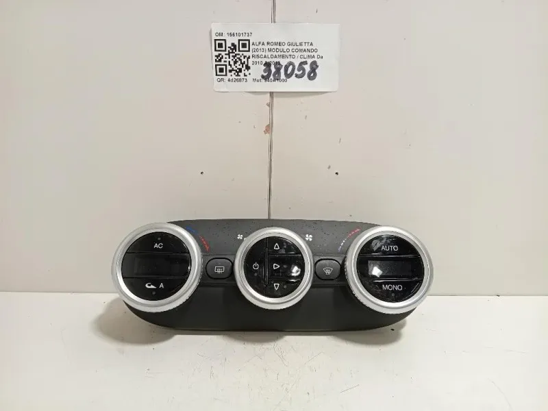 Modulo Comando Riscaldamento Clima 156101737 Alfa Romeo Giulietta 2013