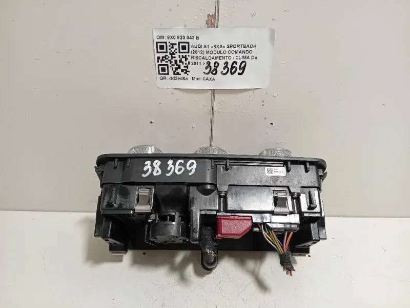 Modulo Comando Riscaldamento Clima 8X0820043B Audi A1 8XA Sportback 2012