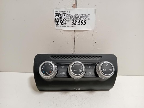 Modulo Comando Riscaldamento Clima 8X0820043B Audi A1 8XA Sportback 2012