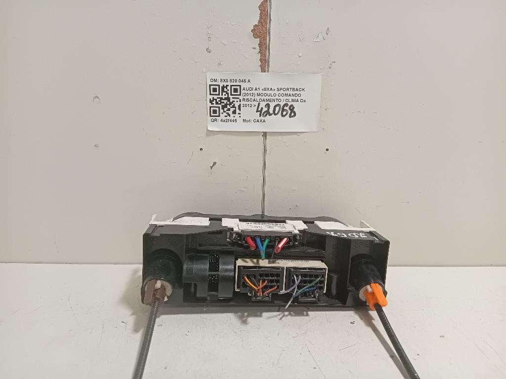 Modulo Comando Riscaldamento Clima 8X0820045A Audi A1 8XA Sportback 2012