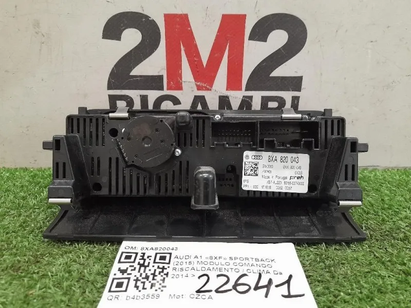 Modulo Comando Riscaldamento Clima 8XA820043 Audi A1 8XF Sportback 2015
