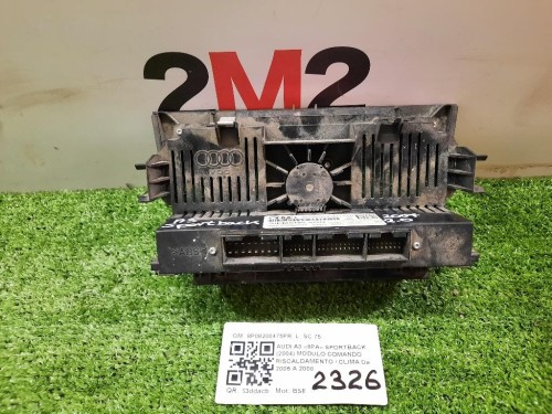Modulo Comando Riscaldamento Clima 8P08200475PR Audi A3 8PA Sportback 2004