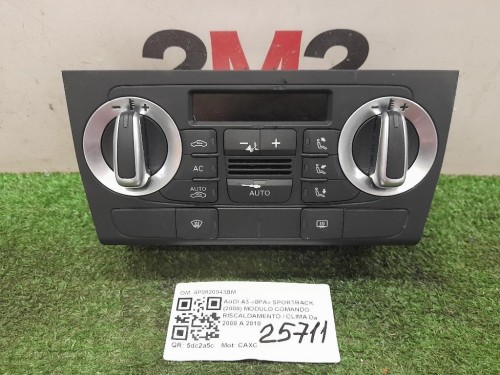 Modulo Comando Riscaldamento Clima 8P0820043BM Audi A3 8PA Sportback 2008