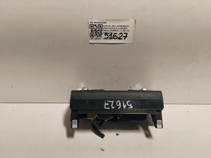 Modulo Comando Riscaldamento Clima 8P0820043BN Audi A3 8PA Sportback 2008