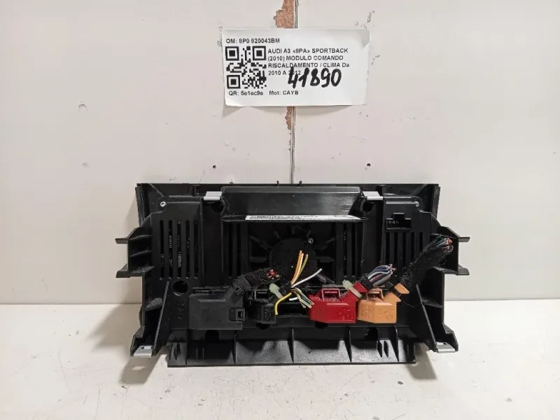 Modulo Comando Riscaldamento Clima 8P0 820043BM Audi A3 8PA Sportback 2010