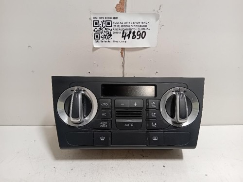 Modulo Comando Riscaldamento Clima 8P0 820043BM Audi A3 8PA Sportback 2010