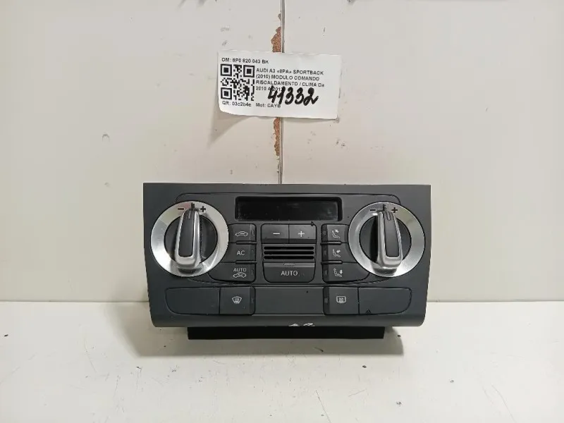Modulo Comando Riscaldamento Clima 8P0820043BK Audi A3 8PA Sportback 2010
