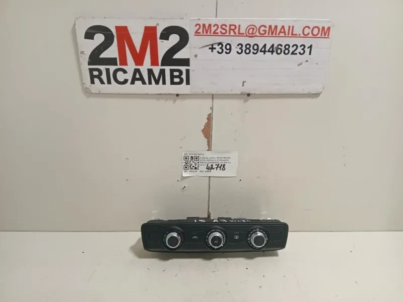 Modulo Comando Riscaldamento Clima 8V0820047D Audi A3 8VA Sportback 2012