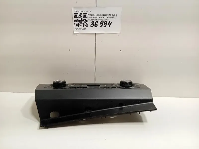 Modulo Comando Riscaldamento Clima 8T2 820 043 T Audi A4 8K2 2008