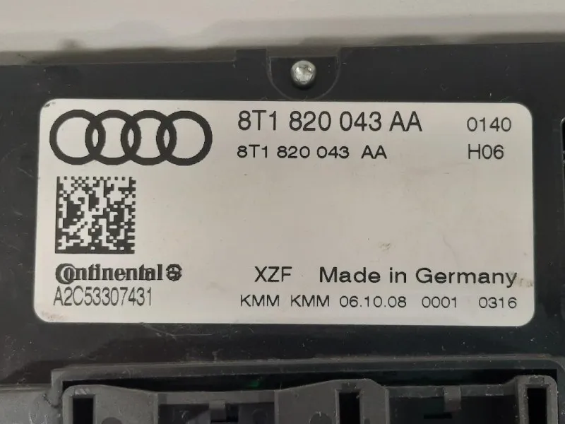 Modulo Comando Riscaldamento Clima 8T1820043AA Audi A4 8K5 Avant 2008