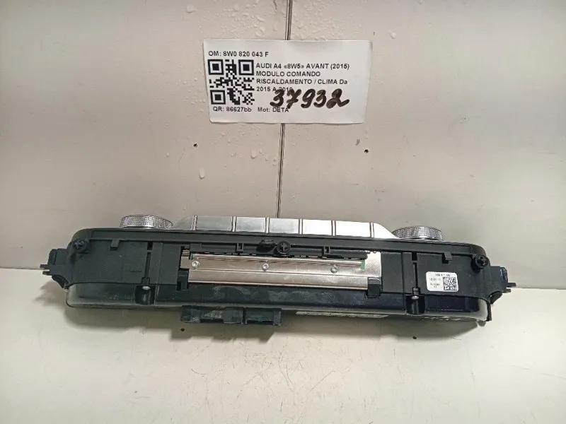 Modulo Comando Riscaldamento Clima 8W0820043F Audi A4 8W5 Avant 2015