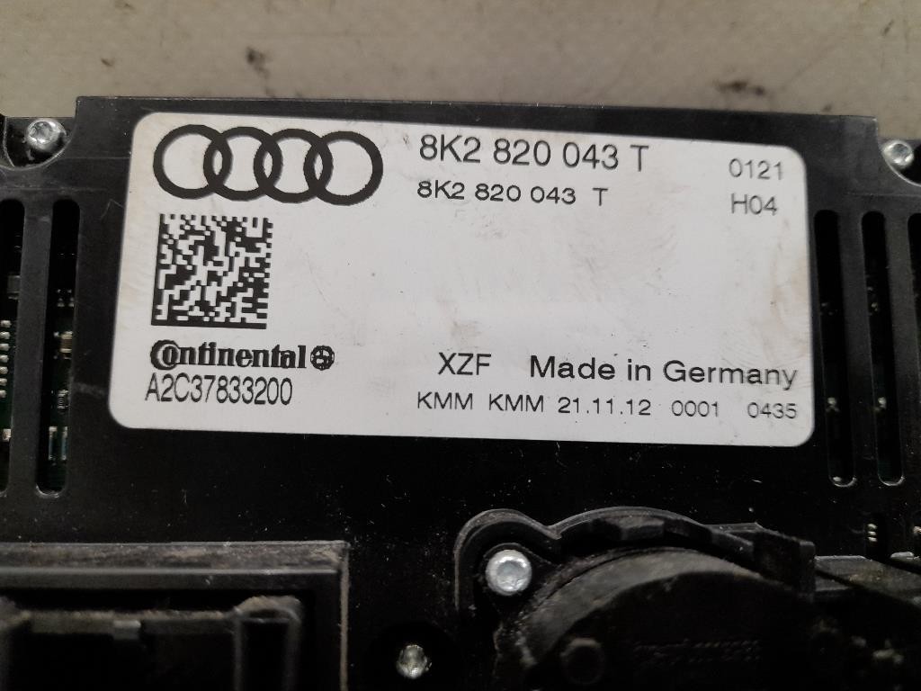 Modulo Comando Riscaldamento Clima 8K2820043T Audi A5 8T3 2012