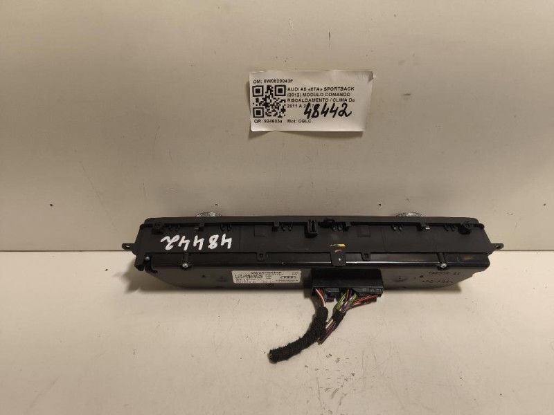 Modulo Comando Riscaldamento Clima 8W0820043F Audi A5 8TA Sportback 2012