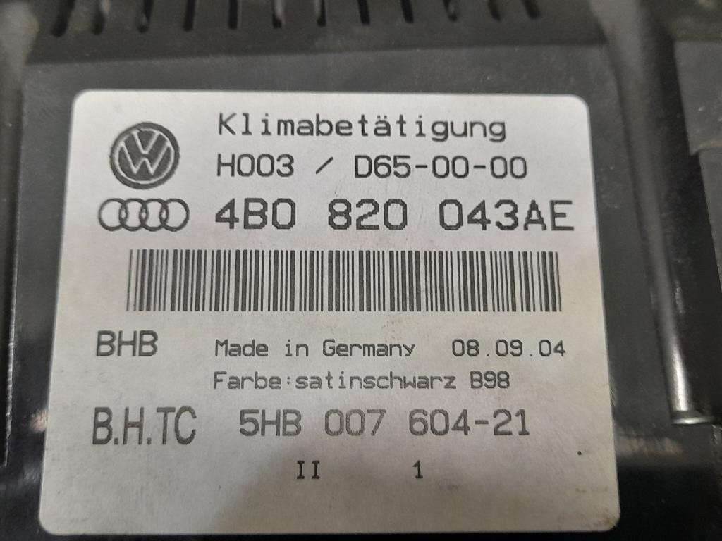 Modulo Comando Riscaldamento Clima 5HB00760421 Audi A6 4B Avant 2001