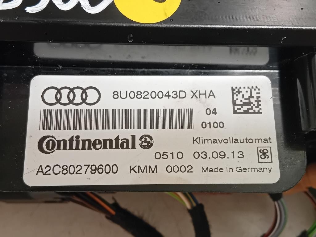 Modulo Comando Riscaldamento Clima 8U0 820 043 D Audi Q3 8UB 2012