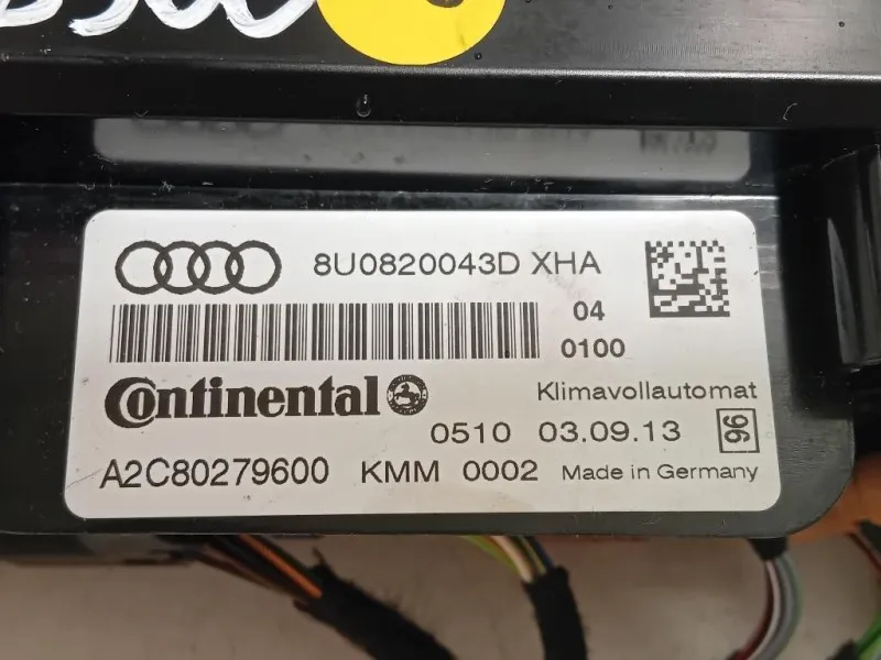Modulo Comando Riscaldamento Clima 8U0 820 043 D Audi Q3 8UB 2012