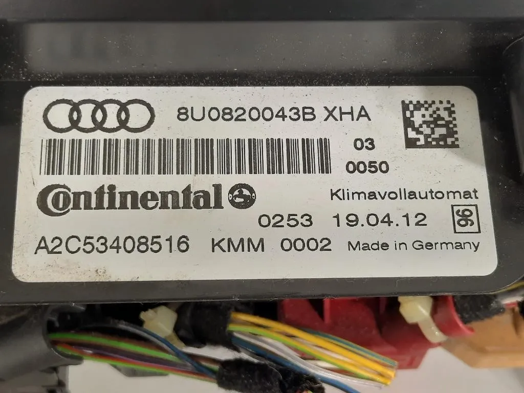 Modulo Comando Riscaldamento Clima 8U0820043B Audi Q3 8UB 2012