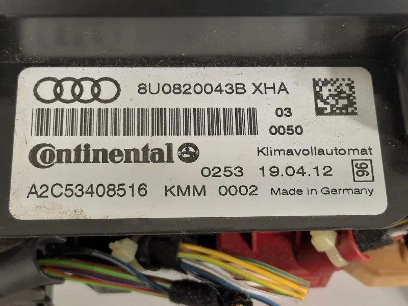 Modulo Comando Riscaldamento Clima 8U0820043B Audi Q3 8UB 2012