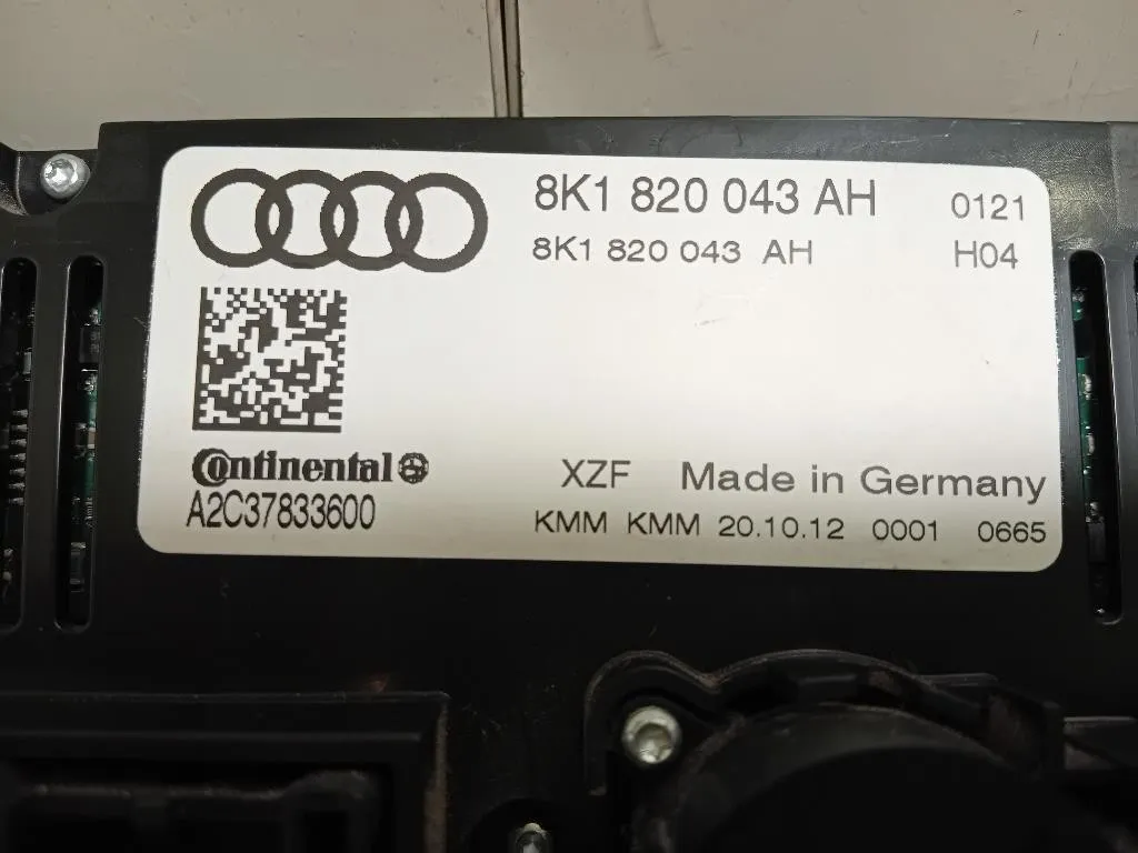 Modulo Comando Riscaldamento Clima 8K1820043AH Audi Q5 8RB 2012