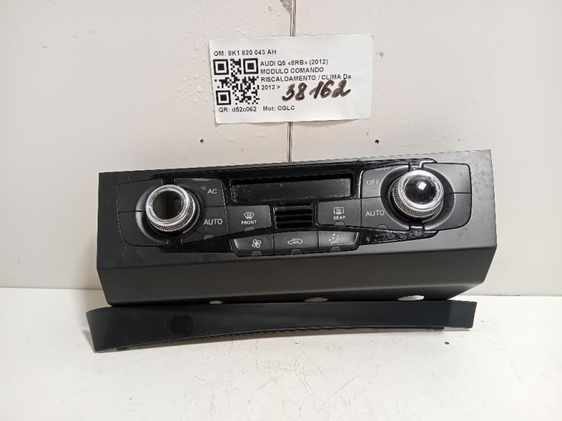 Modulo Comando Riscaldamento Clima 8K1820043AH Audi Q5 8RB 2012