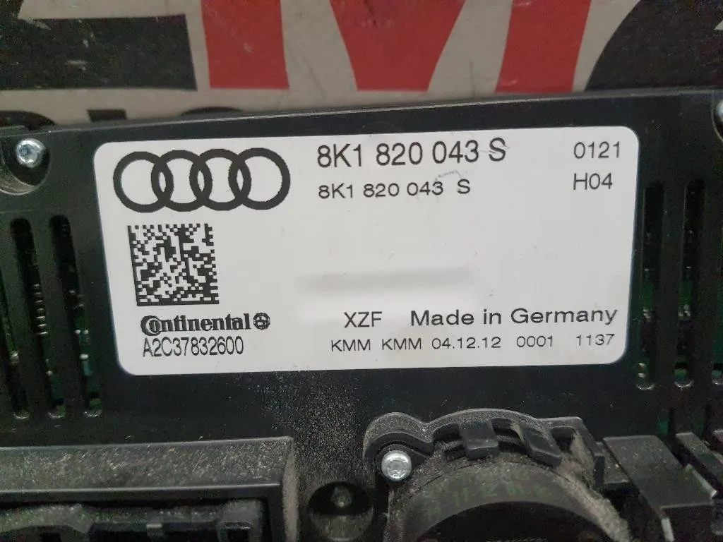 Modulo Comando Riscaldamento Clima 8K1820043S Audi Q5 8RB 2012