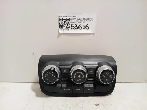 Modulo Comando Riscaldamento Clima 8J0820043APWET Audi TT 8J3 2007