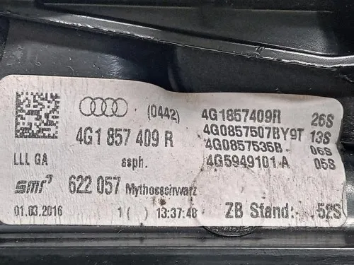 Retrovisore Esterno ANT SX 4G1 857 409 R Audi A6 4GD Avant 2016