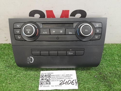 Modulo Comando Riscaldamento Clima 64119263303 Bmw Serie 1 E81 Berlina 2005
