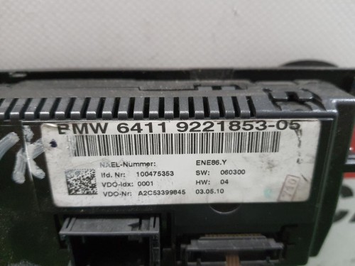 Modulo Comando Riscaldamento Clima 64119221853 Bmw Serie 1 E82 Coupe 2005