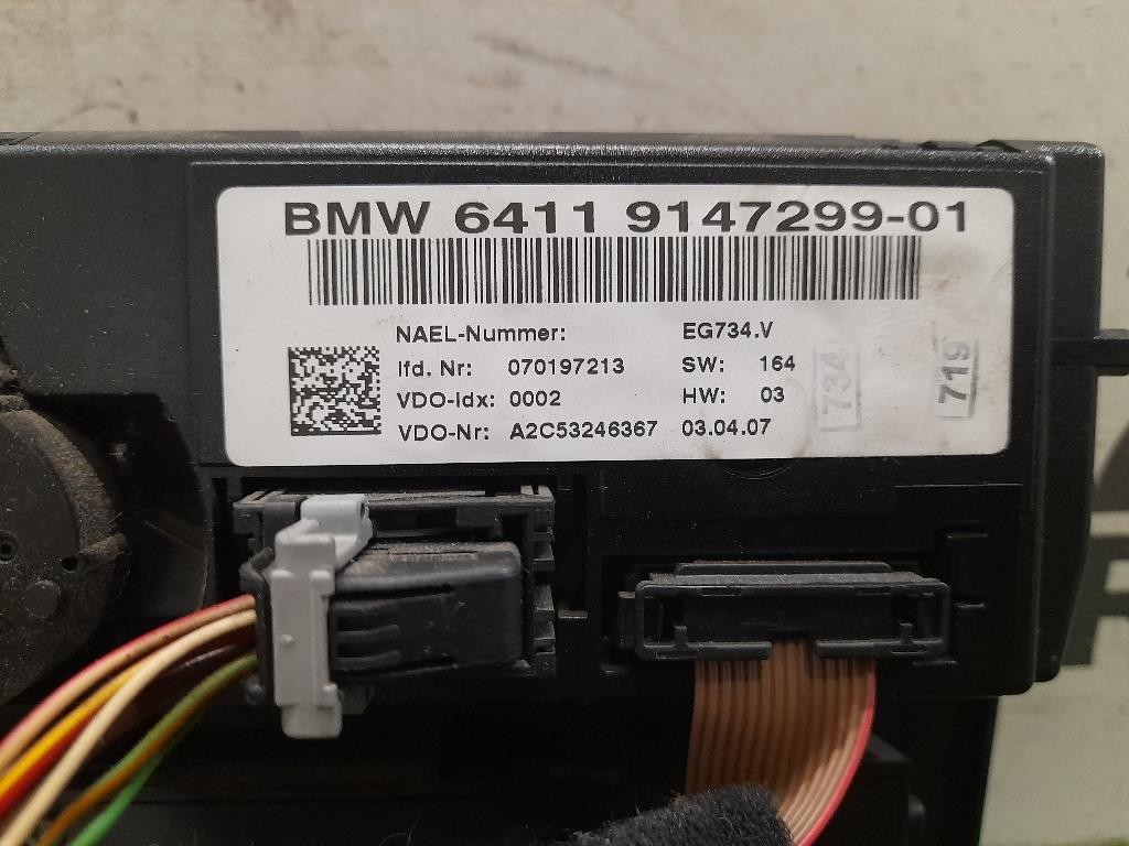 Modulo Comando Riscaldamento Clima 64119147299 Bmw Serie 1 E87 Berlina 2005