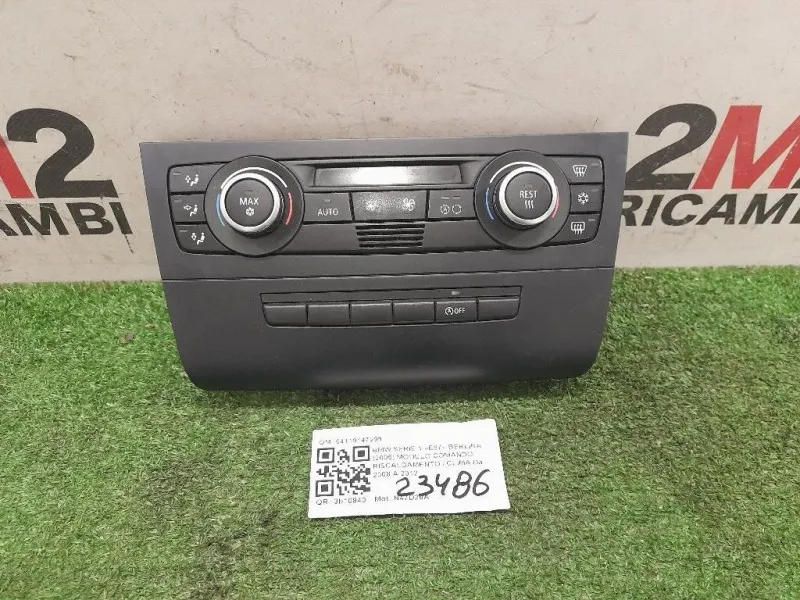 Modulo Comando Riscaldamento Clima 64119147299 Bmw Serie 1 E87 Berlina 2005