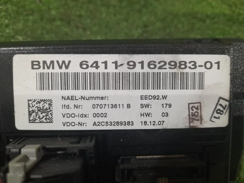 Modulo Comando Riscaldamento Clima 6411916298301 Bmw Serie 1 E87 Berlina 2005