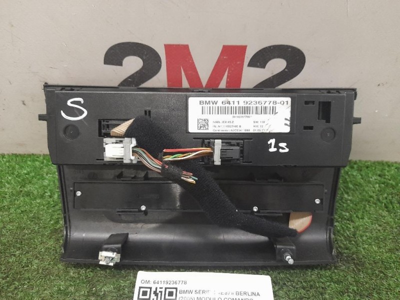 Modulo Comando Riscaldamento Clima 64119236778 Bmw Serie 1 E87 Berlina 2005