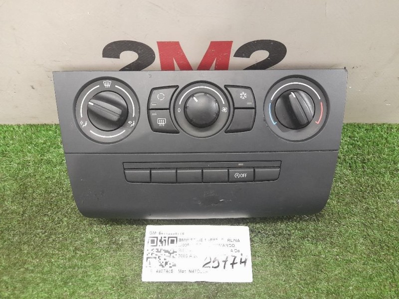 Modulo Comando Riscaldamento Clima 64119236778 Bmw Serie 1 E87 Berlina 2005