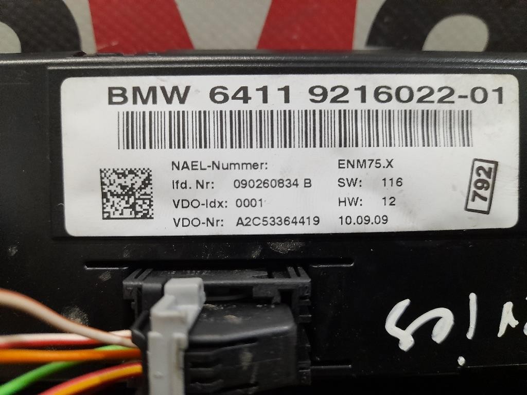 Modulo Comando Riscaldamento Clima 64119216022 Bmw Serie 1 E87 Berlina 2005