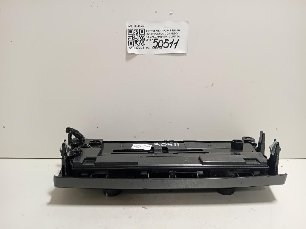 Modulo Comando Riscaldamento Clima 17313810 Bmw Serie 1 F20 Berlina 2012