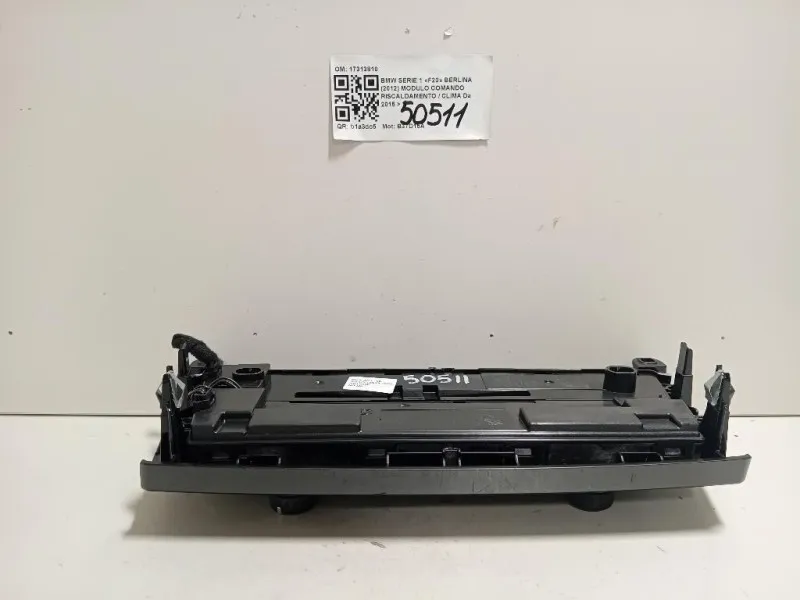 Modulo Comando Riscaldamento Clima 17313810 Bmw Serie 1 F20 Berlina 2012
