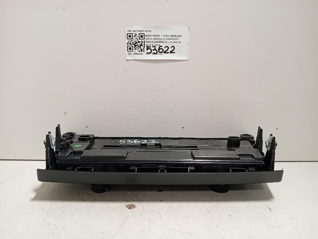 Modulo Comando Riscaldamento Clima 6411920719701 Bmw Serie 1 F20 Berlina 2012