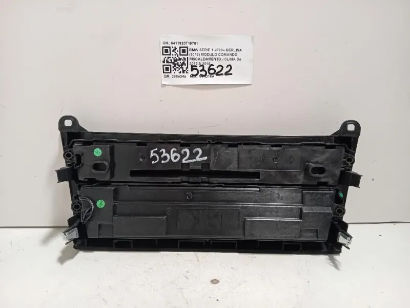 Modulo Comando Riscaldamento Clima 6411920719701 Bmw Serie 1 F20 Berlina 2012